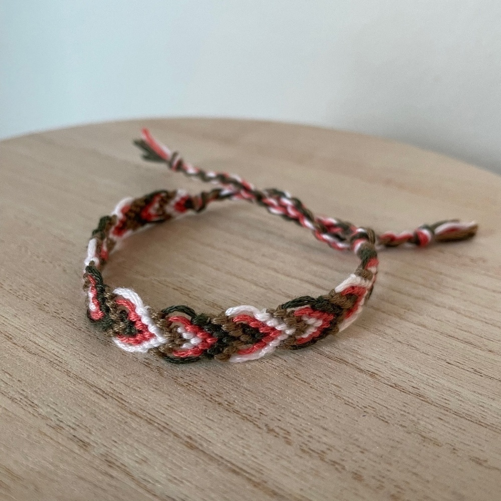 Coral Forest Woven Bracelet